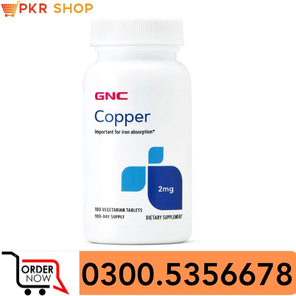 GNC Copper 2 mg 100 Vegetarian Tablets