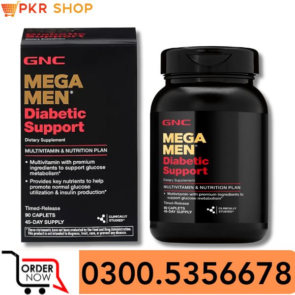 GNC Mega Men Diabetic Support, 90 Ct