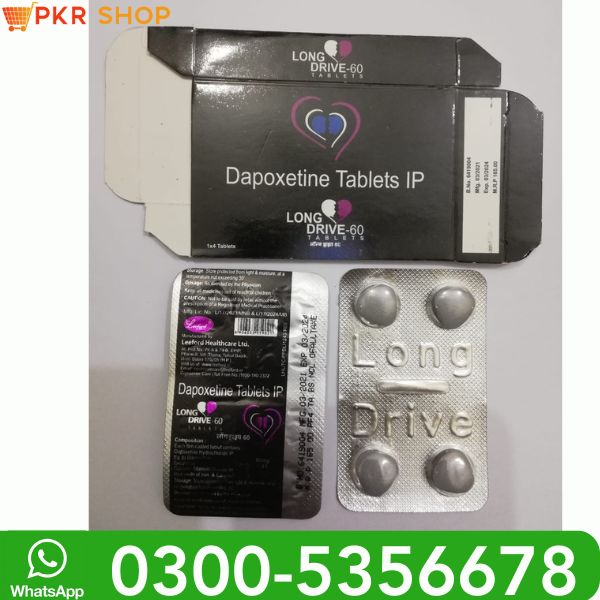 Long Drive 60mg Dapoxetine Tablets