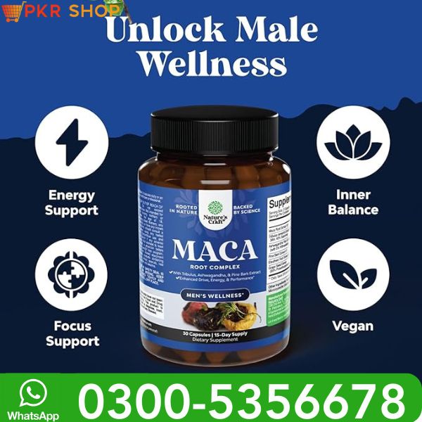 Black Maca Root Capsules for Men