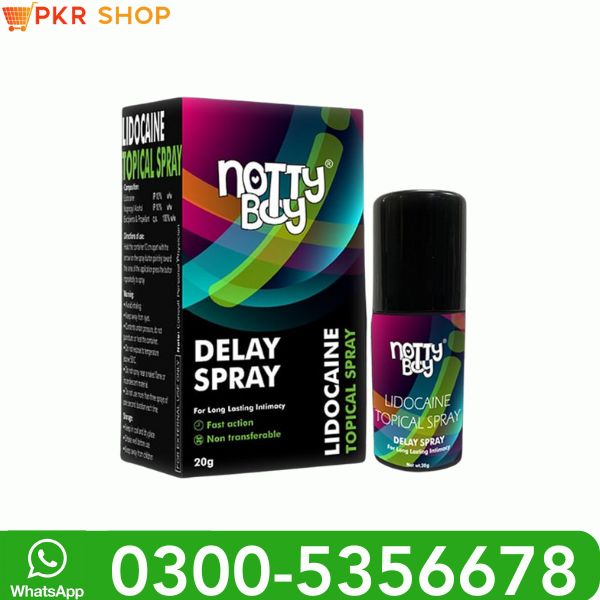 NottyBoy Lidocaine Topical Delay Spray