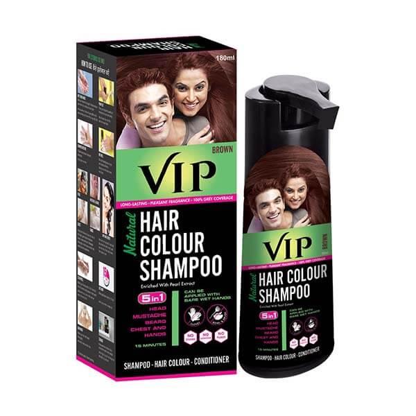 Vip Hair Colour Shampoo 180ml Black